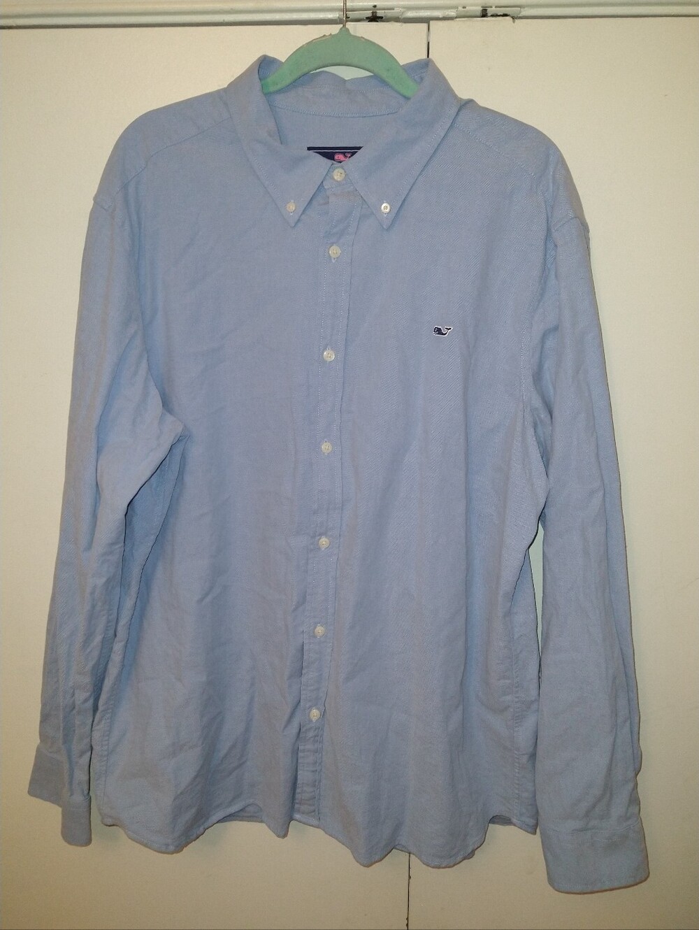 Vineyard Vines Classic Fit Whale Shirt Long Sleeve Button Down Shirt Men's sz XL